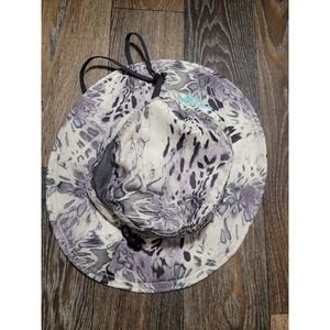 KastKing Sol Armis Boonie Hat Mens Grey Camo Fishing Hat Wide Brim Adjustable